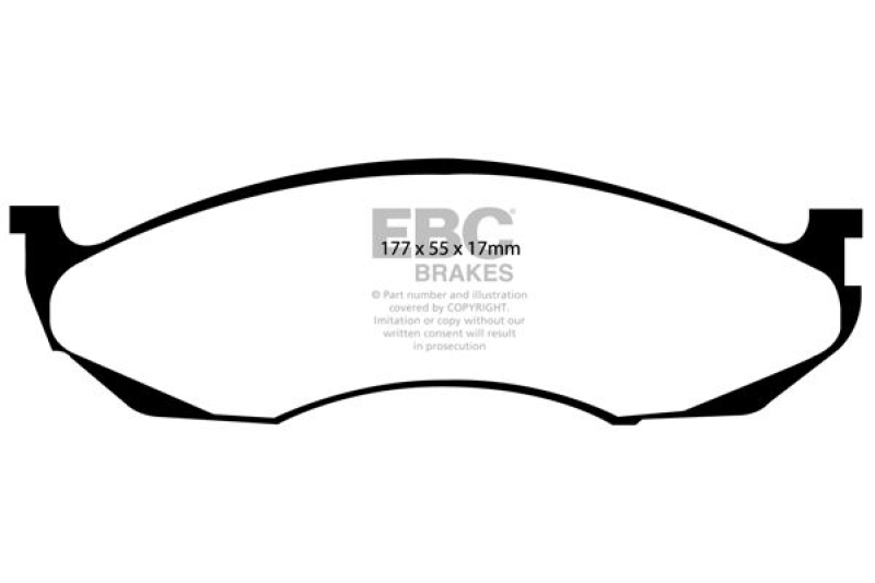 EBC Brakes Brake Pad Set, disc brake