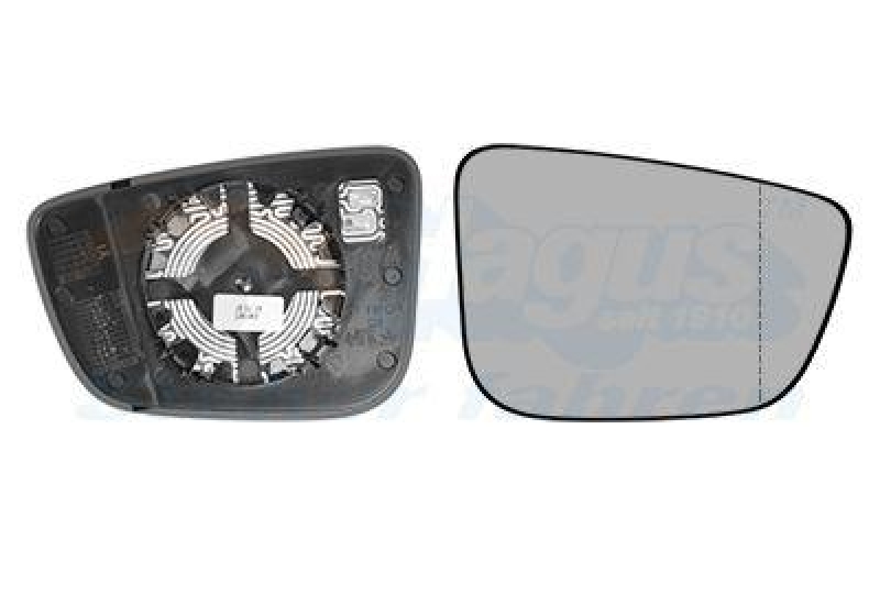 VAN WEZEL Spiegelglas, Außenspiegel * HAGUS *