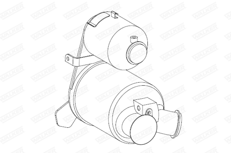 WALKER Soot/Particulate Filter, exhaust system EVO C