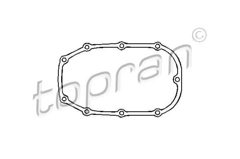 TOPRAN Gasket, water pump