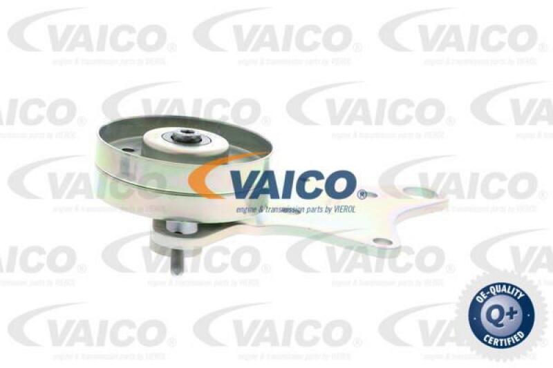 VAICO Tensioner Pulley, V-ribbed belt Q+, original equipment manufacturer quality