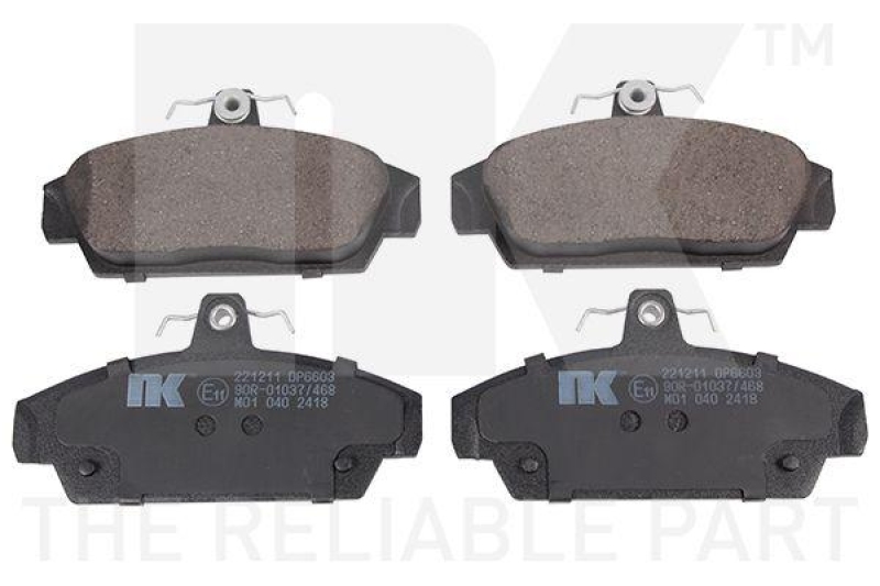 Bremsbelagsatz, Scheibenbremse 221211