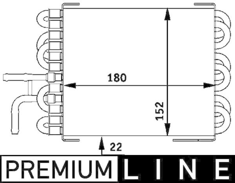 MAHLE Kraftstoffkühler BEHR *** PREMIUM LINE ***