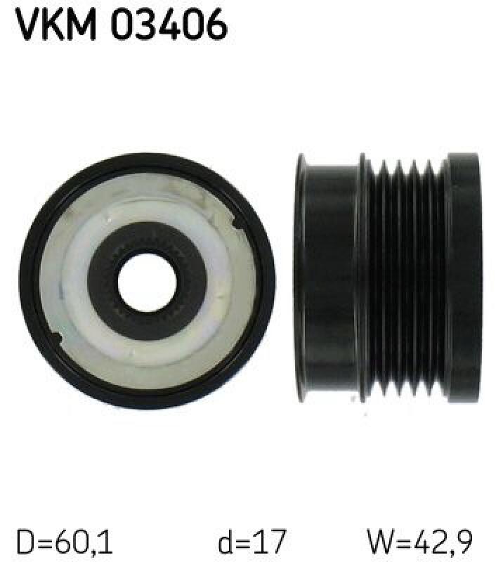 SKF Alternator Freewheel Clutch