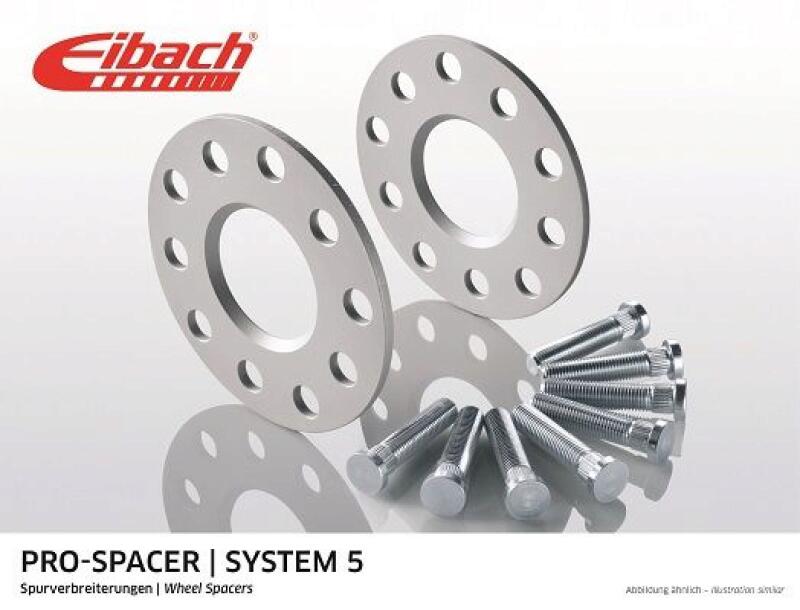 EIBACH Spurplatten Spurverbreiterung Distanzscheibe Ø54 4x100 10mm // 2x5mm S90-5-05-045