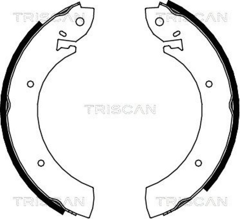 TRISCAN Bremsbackensatz