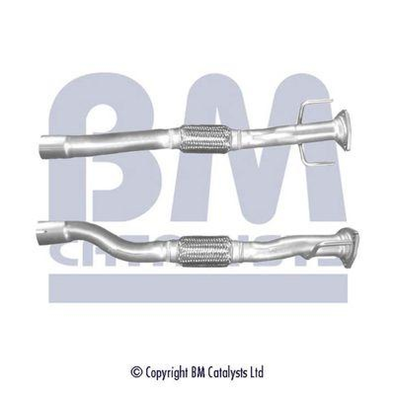 BM Catalysts Abgasrohr Auspuffanlage mitte passend für Fiat Doblo 1.3 JT...