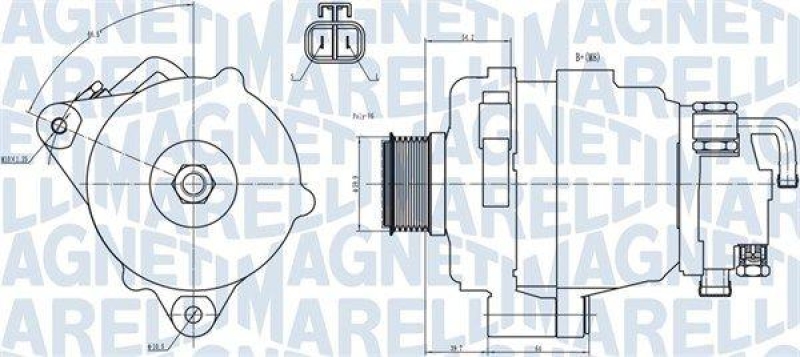 MAGNETI MARELLI Generator 63731708010