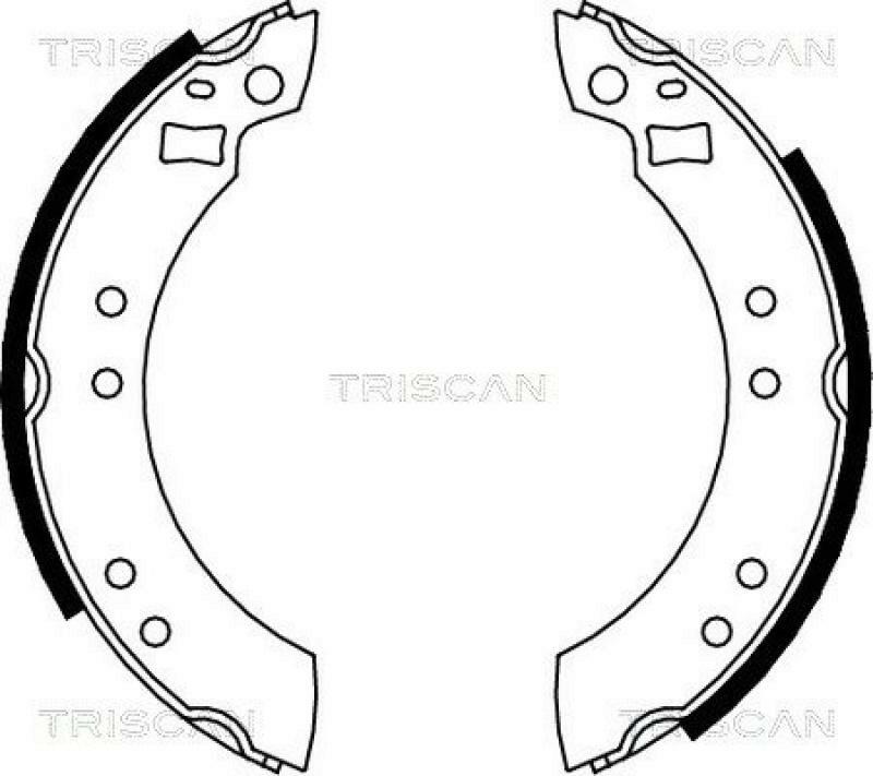 TRISCAN Bremsbackensatz