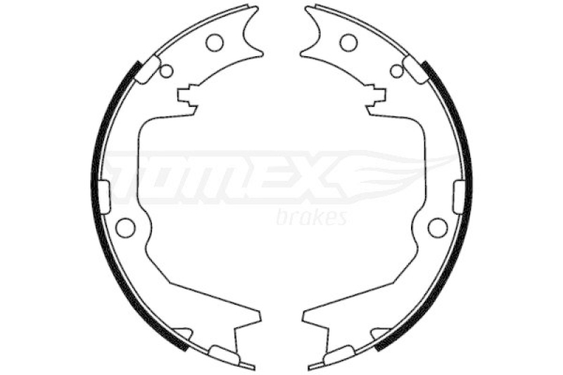 TOMEX Brakes Bremsbackensatz