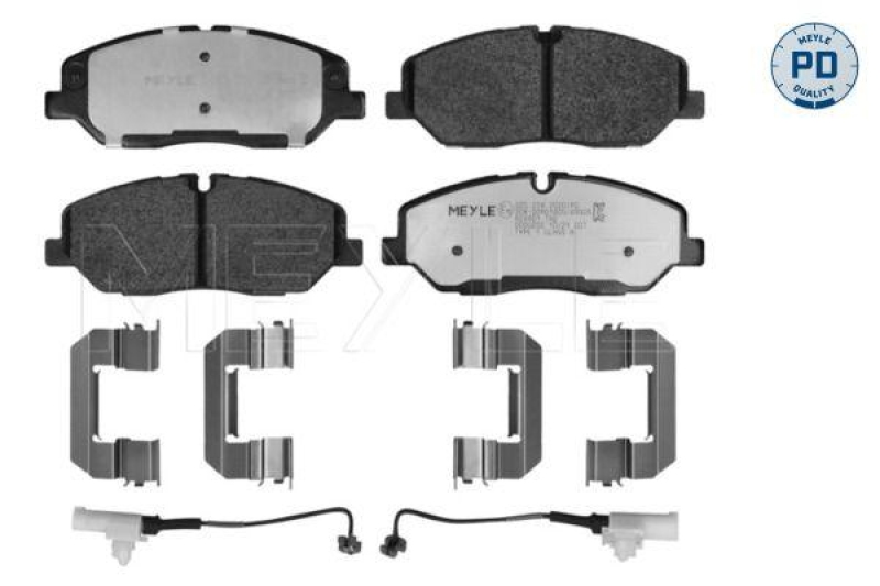 MEYLE Bremsbelagsatz, Scheibenbremse MEYLE-PD: Advanced performance and design.
