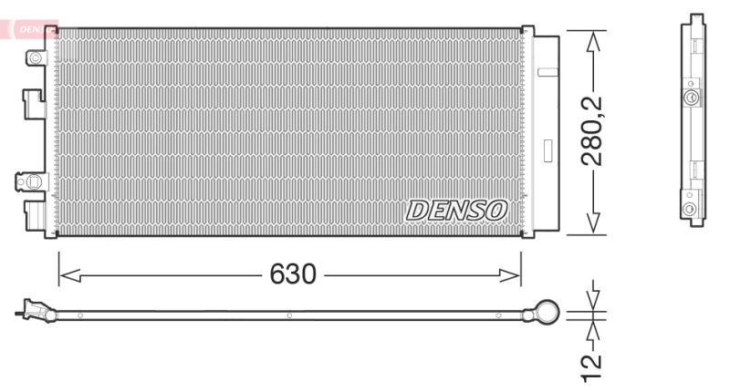 DENSO Kondensator, Klimaanlage