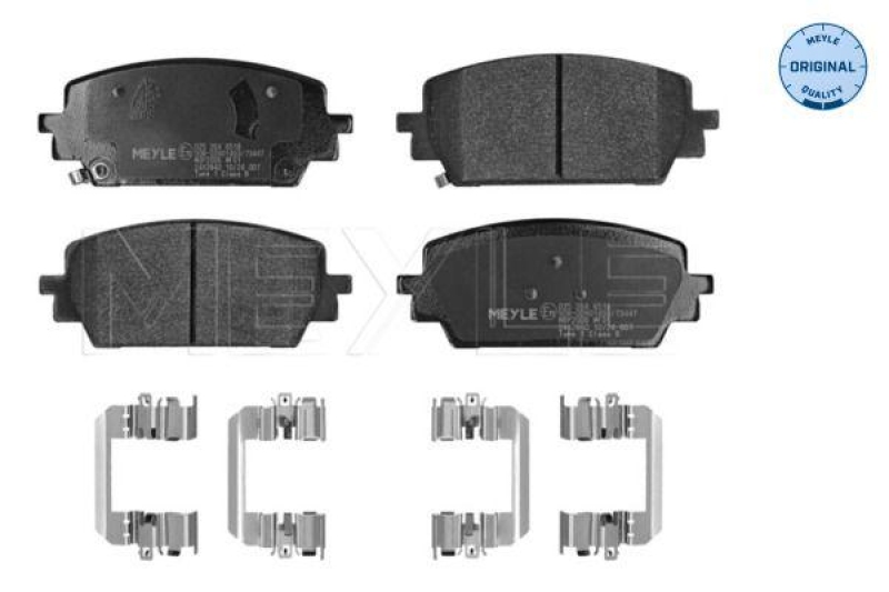 MEYLE Bremsbelagsatz, Scheibenbremse MEYLE-ORIGINAL: True to OE. 025 264 6518
