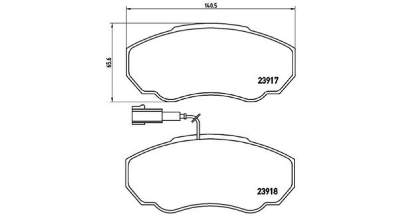 MAGNETI MARELLI Bremsbelagsatz, Scheibenbremse
