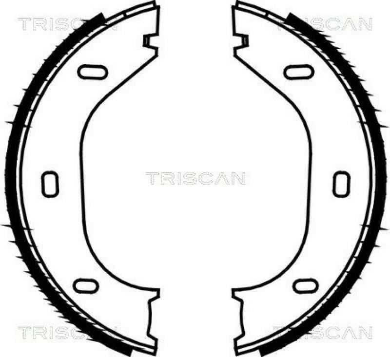 TRISCAN Bremsbackensatz, Feststellbremse