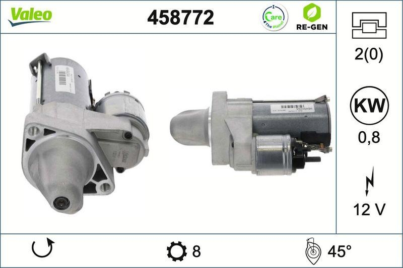 VALEO Starter VALEO RE-GEN - AT 458772