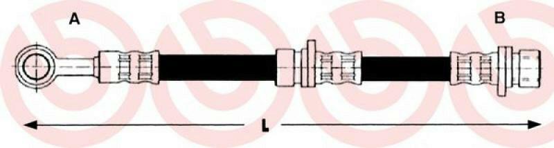 BREMBO Brake Hose ESSENTIAL LINE