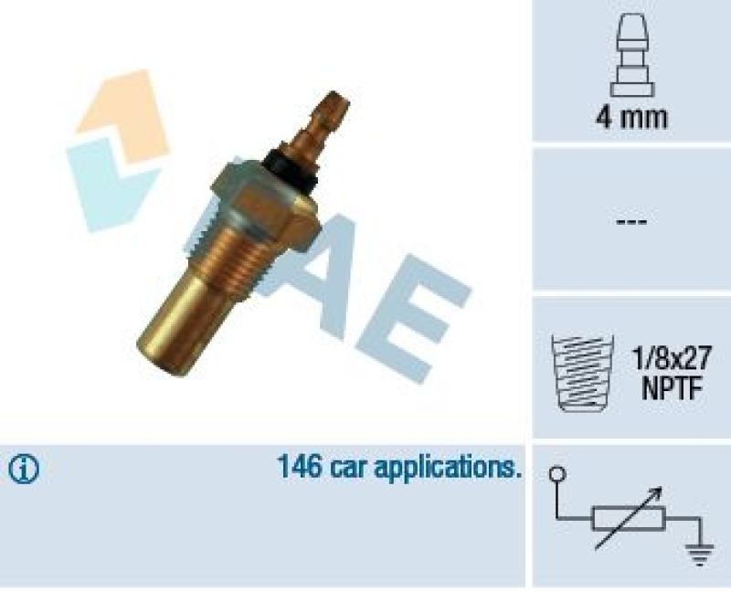 FAE Sensor, coolant temperature
