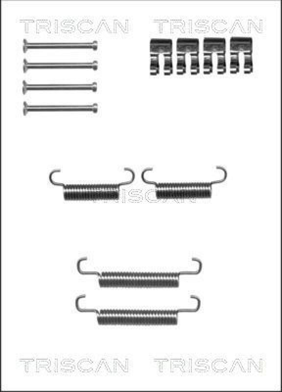 TRISCAN Zubehörsatz, Feststellbremsbacken