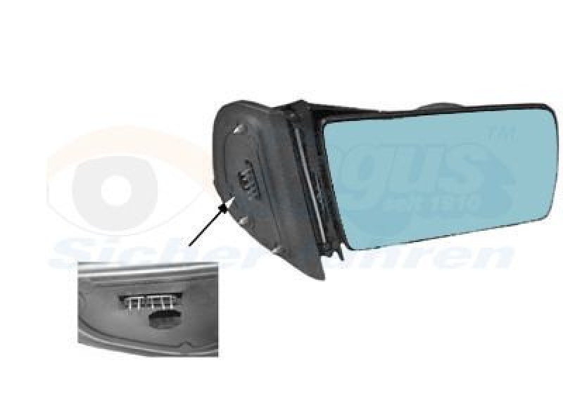 VAN WEZEL Außenspiegel * HAGUS * 3030858