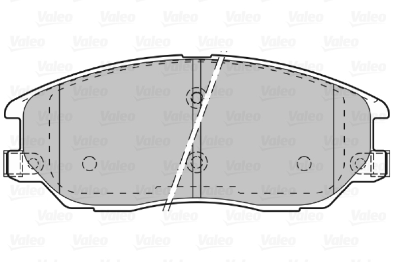 VALEO Brake Pad Set, disc brake