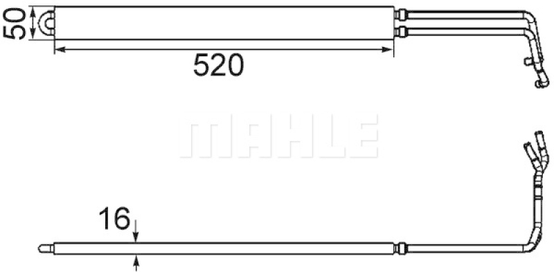 MAHLE Ölkühler, Lenkung BEHR *** PREMIUM LINE ***