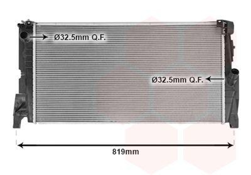 VAN WEZEL K&uuml;hler, Motork&uuml;hlung *** IR PLUS *** 6012723
