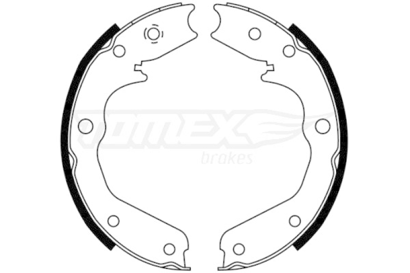 TOMEX Brakes Brake Shoe Set