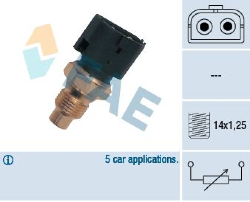 FAE Sensor, Kühlmitteltemperatur