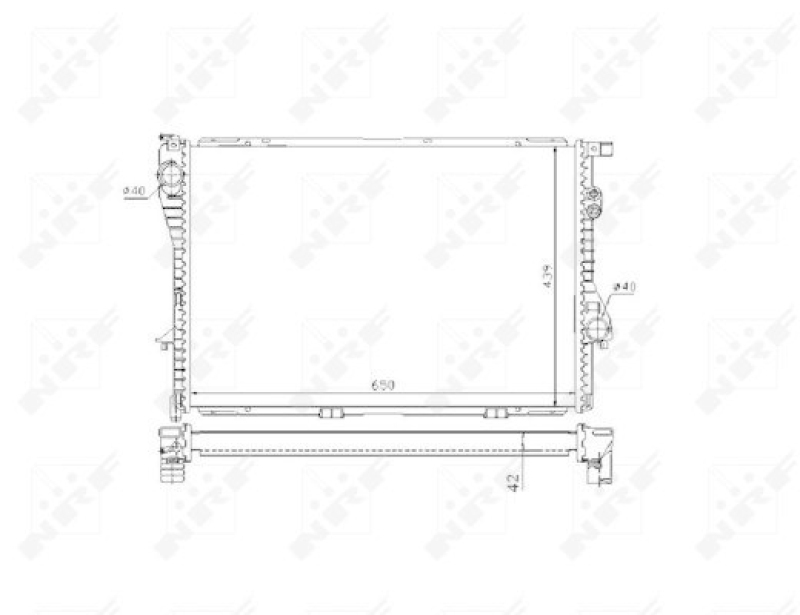 NRF K&uuml;hler, Motork&uuml;hlung EASY FIT 53721