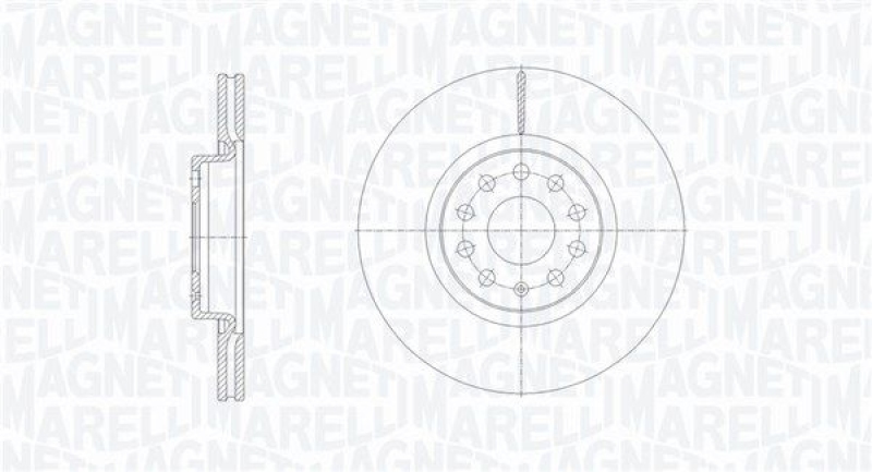 MAGNETI MARELLI Bremsscheibe