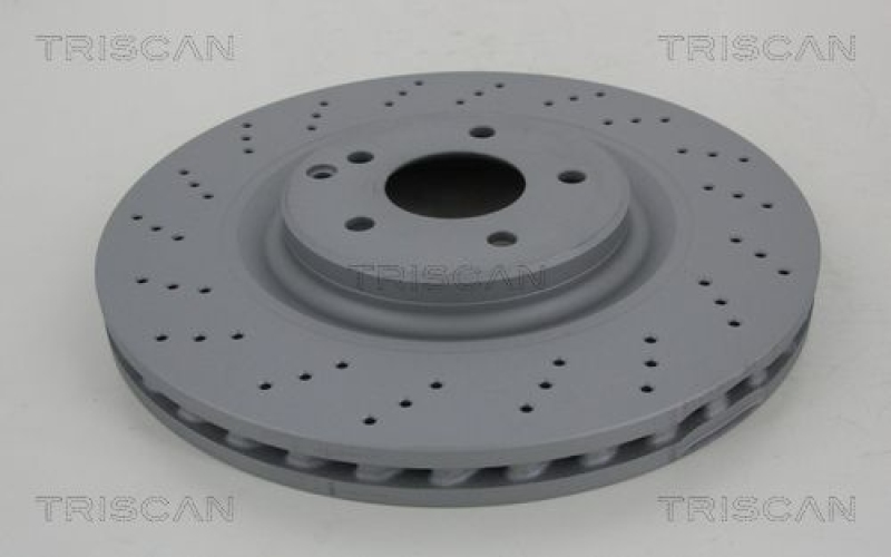 2x TRISCAN Brake Disc COATED