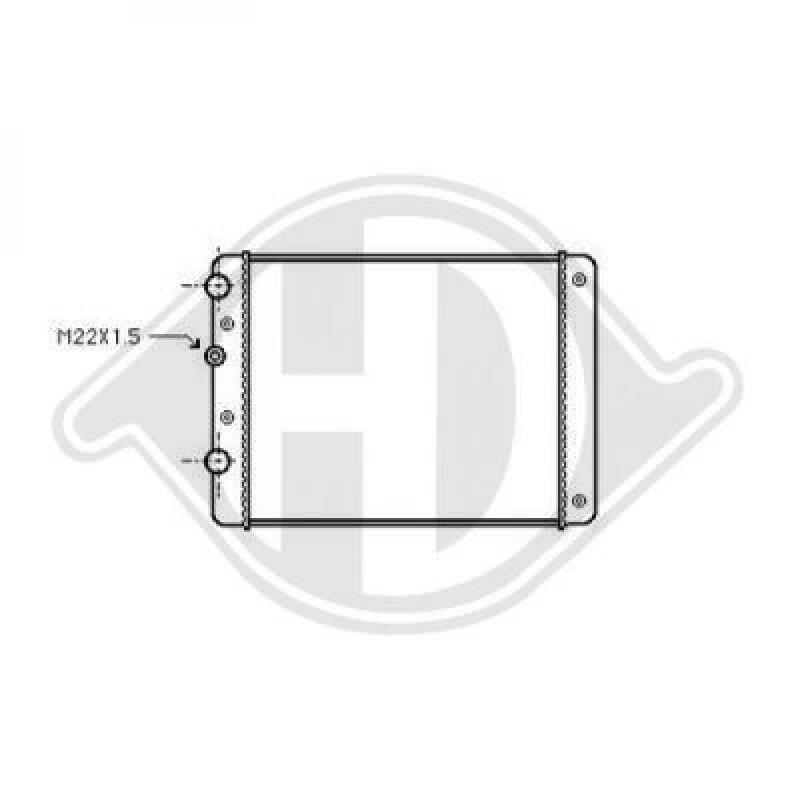DIEDERICHS Kühler, Motorkühlung DIEDERICHS Climate