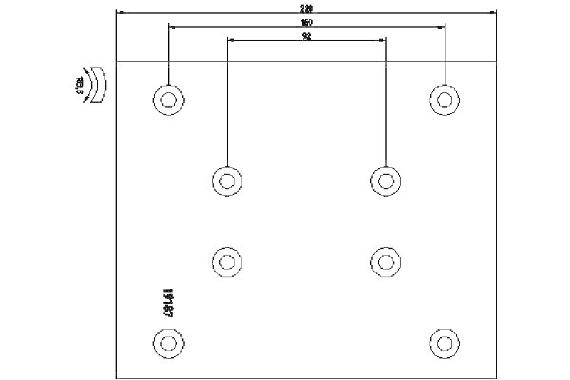 TEXTAR Brake Lining Kit, drum brake