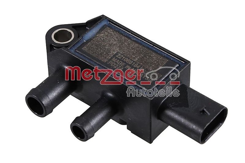 METZGER Sensor, Abgasdruck ORIGINAL ERSATZTEIL GREENPARTS