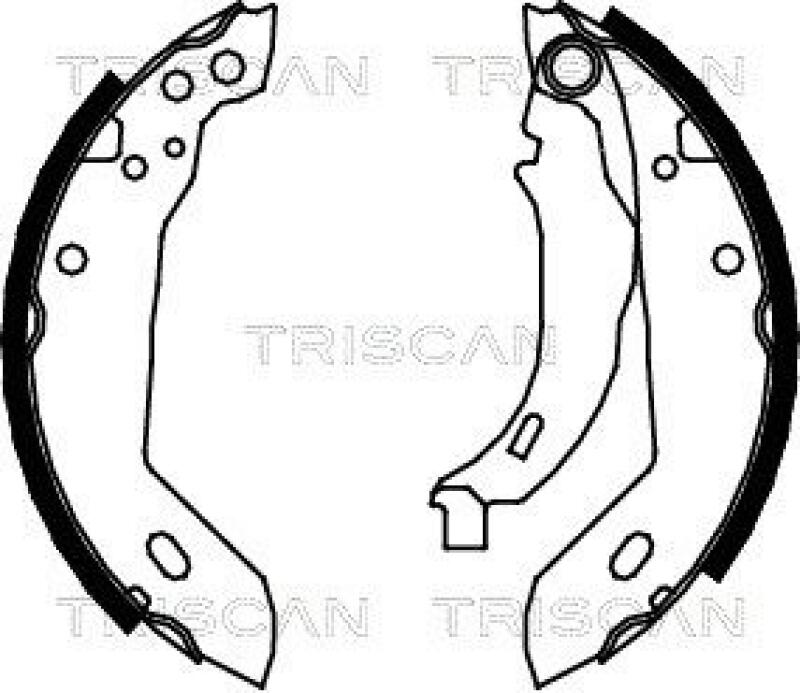 TRISCAN Bremsbackensatz 8100 10389