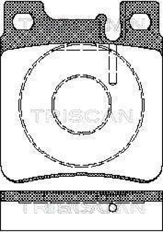 TRISCAN Brake Pad Set, disc brake