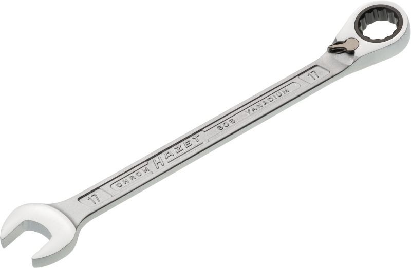 HAZET Ratchet Ring Open-ended Spanner
