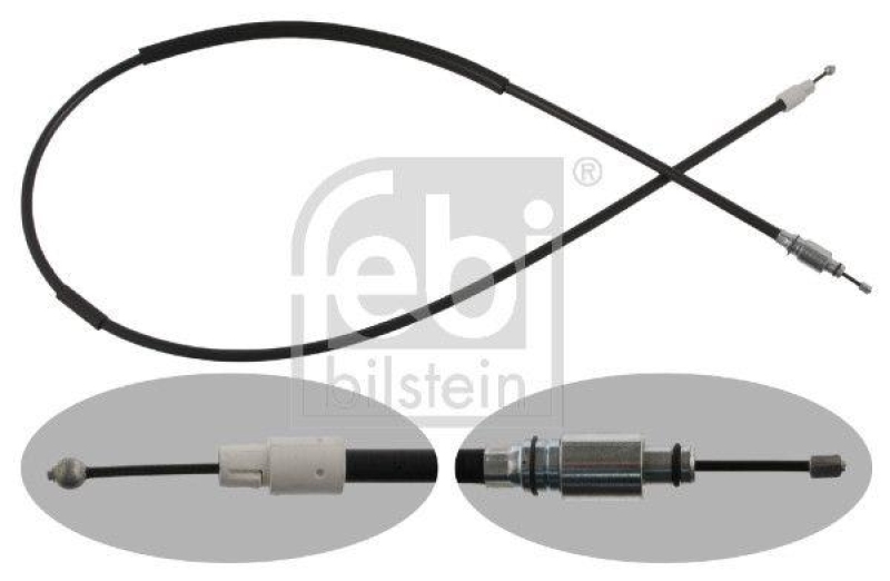 FEBI BILSTEIN Seilzug, Feststellbremse 36935