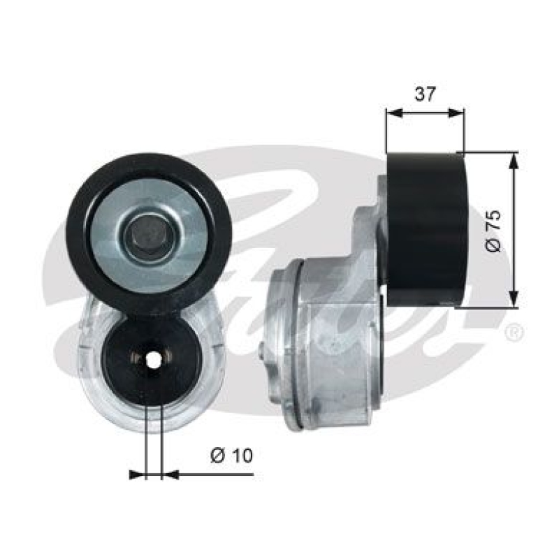 GATES Riemenspanner, Keilrippenriemen FleetRunner™ T38675