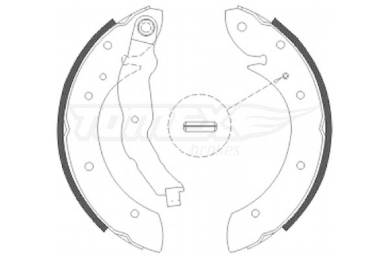 TOMEX Brakes Bremsbackensatz