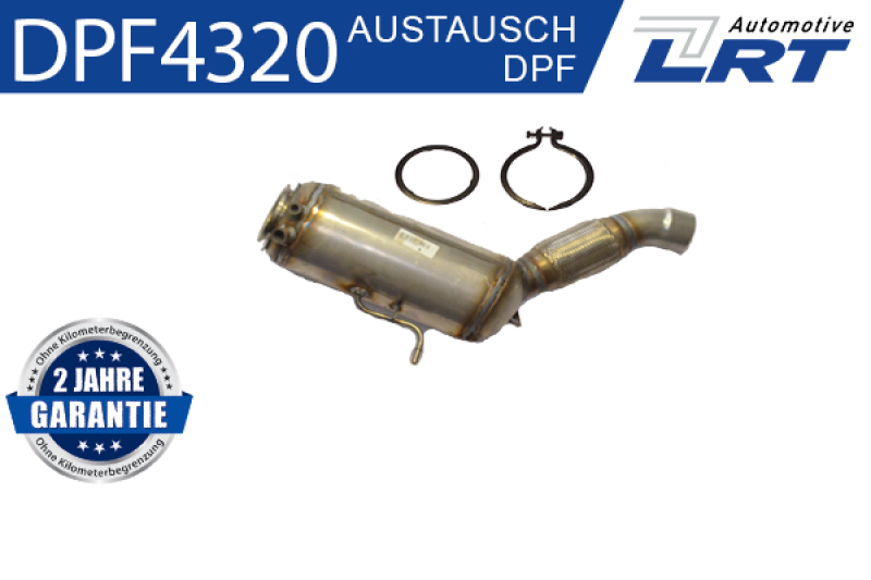 LRT Ruß-/Partikelfilter, Abgasanlage