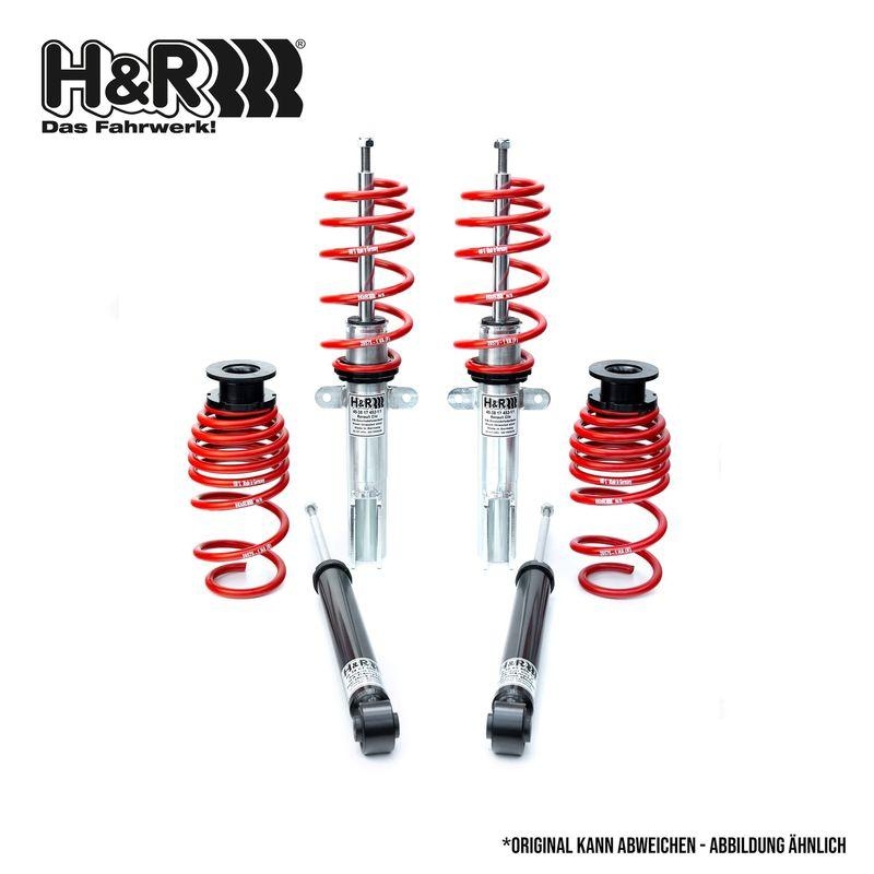 H&R Spezialfedern Fahrwerkssatz, Federn/D&auml;mpfer Twin-Tube Gewindefahrwerk
