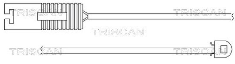 TRISCAN Warnkontakt, Bremsbelagverschlei&szlig; 8115 11009