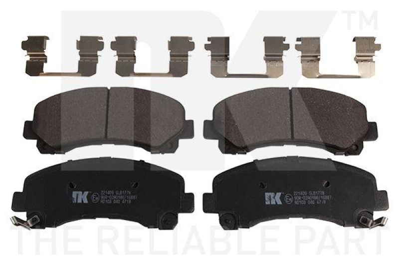 Bremsbelagsatz, Scheibenbremse 221409