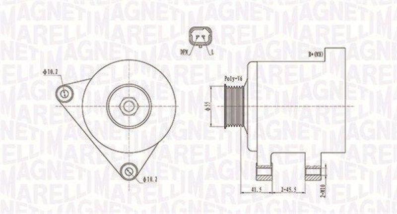 MAGNETI MARELLI Generator 63731741010