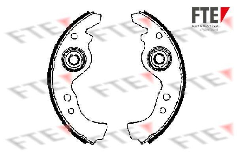 FTE Bremsbackensatz 9100000