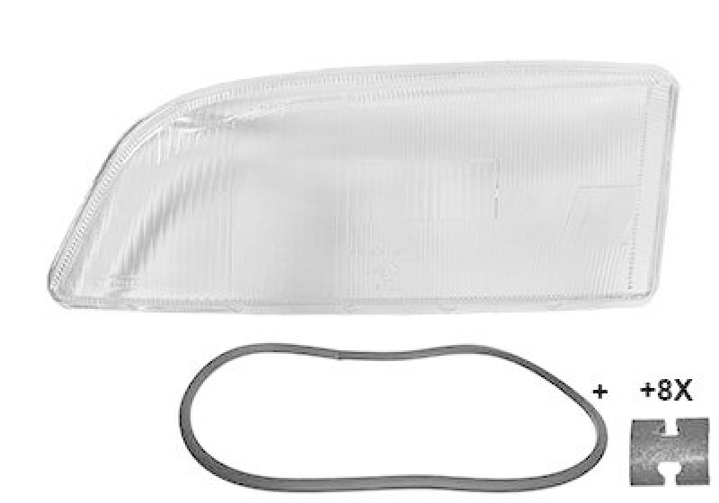 VAN WEZEL Streuscheibe, Hauptscheinwerfer 5950977