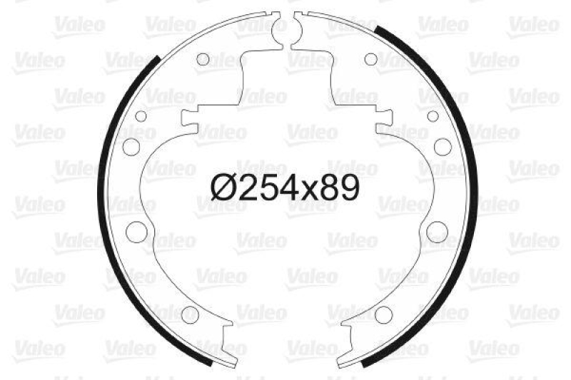 VALEO Bremsbackensatz 562594
