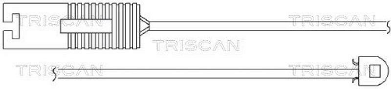 TRISCAN Warnkontakt, Bremsbelagverschlei&szlig; 8115 11010